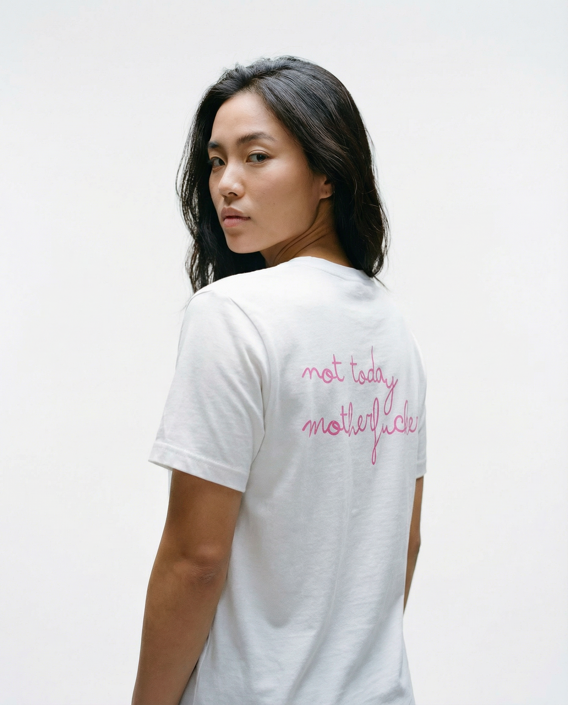 t-shirt “not today motherfucker“